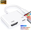 Image of 8Pin Port to HDMI Adapter 1080P Screen Converter Compatible iPhone to HDMI Adapter for iPhone iPod Models TV Monitors Projector