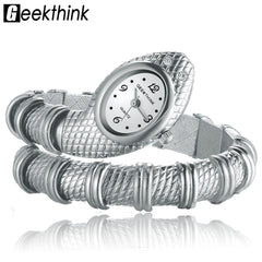 GEEKTHINK Unique Fashion Snake Shaped Bracelet Women's Watch - jomfeshop