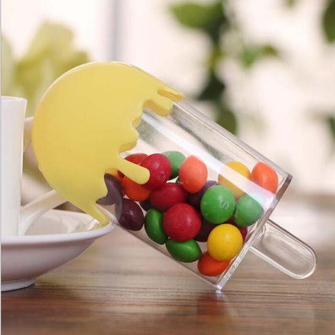 24PCS Multicolour Ice Cream Plastic Candy Boxes Baby Shower Ideas Kids Birthday Party Gift Boxes - jomfeshop