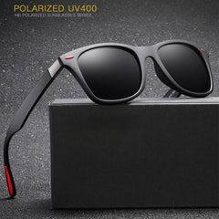 New Polarized Sunglasses Men 2019 Brand Designer Male Fishing Driver Vintage Classic Black Sun Glasses Retro Mirror Gift UV400 - jomfeshop