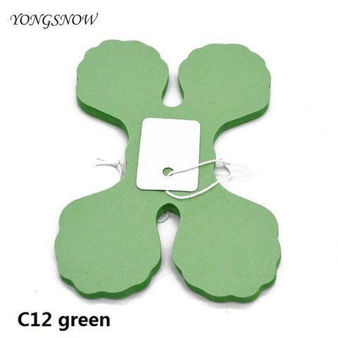 3.6m Four Leaf Clover Paper Pull Flag Garlands Craft Supplies Baby Shower Wedding Party Home Decoration Bunting - jomfeshop