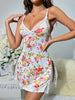 Women Sexy Satin Nightgown Babydoll Lingerie Dress Sleepwear Mini Slip Chemise Side Split Nightwear - No G-string - For Romantic Evenings & Loungewear - Perfect Gift for Her