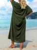 Gold Embroidery Long Kaftan Dresses V Neck Caftan Dress Beach Cover Ups For Women Embroidery - Elegant & Flowy Design - Soft & Breathable Fabric - Perfect for Beach Vacations, Poolside & Loungewear - Ideal Gift for Women