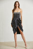👗 Wren Dress – Luxe Strapless Pearl Detail High-Low Dress