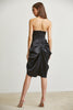👗 Wren Dress – Luxe Strapless Pearl Detail High-Low Dress