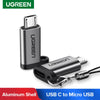 Image of USB Type C Adapter from Ugreen Converter Female to Male Compatible with Xiaomi Samsung Huawei Tablets Charger Data Sync Mobile Phone Adapter