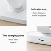 4000mAh Rechargeable Air Cooling Ventilator Electric USB Auto Rotation