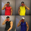 Brother Men's Sleeveless Mesh Quick-Dry Vest for Equipment Training Eye Catching Sport T-shirt Short Length