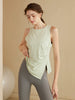 Fancy Irregular Slit Professional Outwear Yoga Clothes