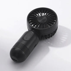 Portable Rechargeable Mini Air Cooler USB Fan 4 Gears 3 Speeds Low Noise Handheld Electric Cooling Fan for Portable Use