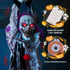 Image of Halloween Animatronics Decoration Hanging Clown Nurse Voice Control Electric Outdoor Scary Clearance Horror Haunted House Props