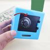 Combination Lock Money Saving Storage Box Christmas Gift for Kids Eye Catching Short Design Piggys Bank Cash Safe Case