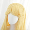 L-email wig Synthetic Hair LOL Lovestruck Lux Cosplay Wig 85cm Yellow Long Wigs Women Halloween Wig Heat Resistant Hair