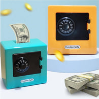 Rotating Password Cash Coin Safe Box Mini Bank Money Box Retro ATM Style Christmas Gift for Hidden Savings