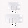 20 Pieces Drawer Dividers with Fixed Buckles, DIY Adjustable Underwear Cosmetics Office Utensils Drawer Dividers