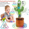 Dancing Cactus Toys Imitate talking 120 Songs Wriggle Dancing Sing Toy Talk Plushie Stuffed Toys for Baby Adult Christmas Gifts