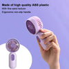 Portable Rechargeable Mini Air Cooler USB Fan 4 Gears 3 Speeds Low Noise Handheld Electric Cooling Fan for Portable Use