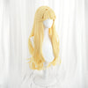 L-email wig Synthetic Hair LOL Lovestruck Lux Cosplay Wig 85cm Yellow Long Wigs Women Halloween Wig Heat Resistant Hair