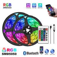RGB LED Strip Lights with APP & Remote – Color Changing Bluetooth Light for Room & TV Decoration (SMD5050)