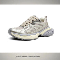 2025 Casual Dad Sneakers for Men & Women – Patent Style, Paris 3XL Design, Sizes 35–45, Comfortable Couple’s Sports Shoes