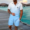 Summer Beach Party Men's Casual Outdoor Beach Shorts Set - Sexikinis