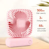 Portable Mini Handheld Fan three Speeds Cool Air for Home Office Summer Use Quiet Outdoor Simple Design USB Powered