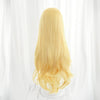 L-email wig Synthetic Hair LOL Lovestruck Lux Cosplay Wig 85cm Yellow Long Wigs Women Halloween Wig Heat Resistant Hair