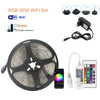 WiFi Bluetooth LED Strip Lights 20M RGB 5050/3825 SMD Flexible Ribbon Waterproof RGB LED Light 5M 10M Tape Diode DC 12V Control