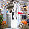 2024 Halloween Outdoor RBG Glowing Ghost Decoration With Remote Control LED Light Inflatable Scary Prop For Party Yard Garden