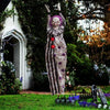 Halloween Scary Decorations Electric Voice-activated Hanging Ghost Clown Hanging Ghost Haunted House Horror Decoration Props