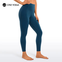 CRZ YOGA Women's Naked Feeling Yoga Pants 25 Inches - 7/8 High Waisted Workout Leggings