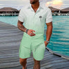 Summer Beach Party Men's Casual Outdoor Beach Shorts Set - Sexikinis