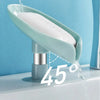 Leaf Shape Drain Soap Holder 2pcs Set Suction Cup Drying Rack for Shower Sponge Kitchen Bathroom Accessories