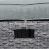 6-Piece Outdoor Rattan Wicker Set Patio Garden Backyard Sofa, Chair,