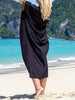 Gold Embroidery Long Kaftan Dresses V Neck Caftan Dress Beach Cover Ups For Women Embroidery - Elegant & Flowy Design - Soft & Breathable Fabric - Perfect for Beach Vacations, Poolside & Loungewear - Ideal Gift for Women