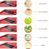 Stainless Steel 6 Blades Vegetable Slicer