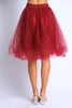 Tutu Tulle Knee Length A Line Ballet Dance Prom Party Layers Skirt