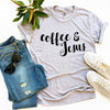 ☕✝️ Coffee and Jesus – Premium Graphic Tee