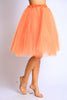 Tutu Tulle Knee Length A Line Ballet Dance Prom Party Layers Skirt