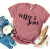 ☕✝️ Coffee and Jesus – Premium Graphic Tee