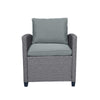 6-Piece Outdoor Rattan Wicker Set Patio Garden Backyard Sofa, Chair,