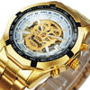 Mens watches Top Brand Luxury Automatic Mechanical Gold Watch For Men