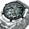 Watch Men Skeleton Automatic Mechanical Watch Gold Skeleton Vintage