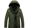 Mens Hooded Military Style Coat