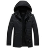 Mens Hooded Military Style Coat