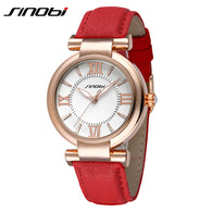 Fashion Brand Dress Gold Quartz Watch Women