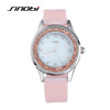 SINOBI Women's Silicone Diamonds Wristwatch