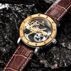 Image of Gold Hollow Automatic Mechanical Watch - jomfeshop