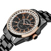 Image of Bling Rhinestone SINOBI Luxury steel Quartz Watch Women