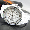 Bling Rhinestone SINOBI Luxury steel Quartz Watch Women